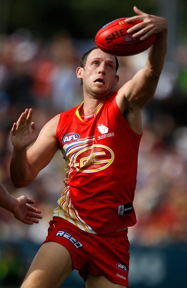 AFL 2011 Rd 17 - Richmond v Gold Coast Josh Fraser of the Suns in action during the AFL Round 17 match between the Richmond Tigers and the Gold Coast Suns at Cazalys Stadium, Cairns.
